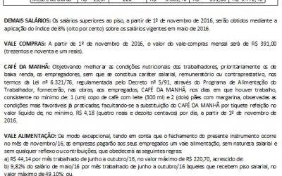 TABELA SALARIAL 2016/2017 – CONSTRUÇÃO CIVIL X SINDUSCON PARANÁ