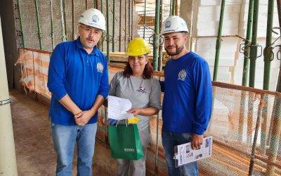 Entrega de brindes para Trabalhadoras representadas pelo Sintrivel