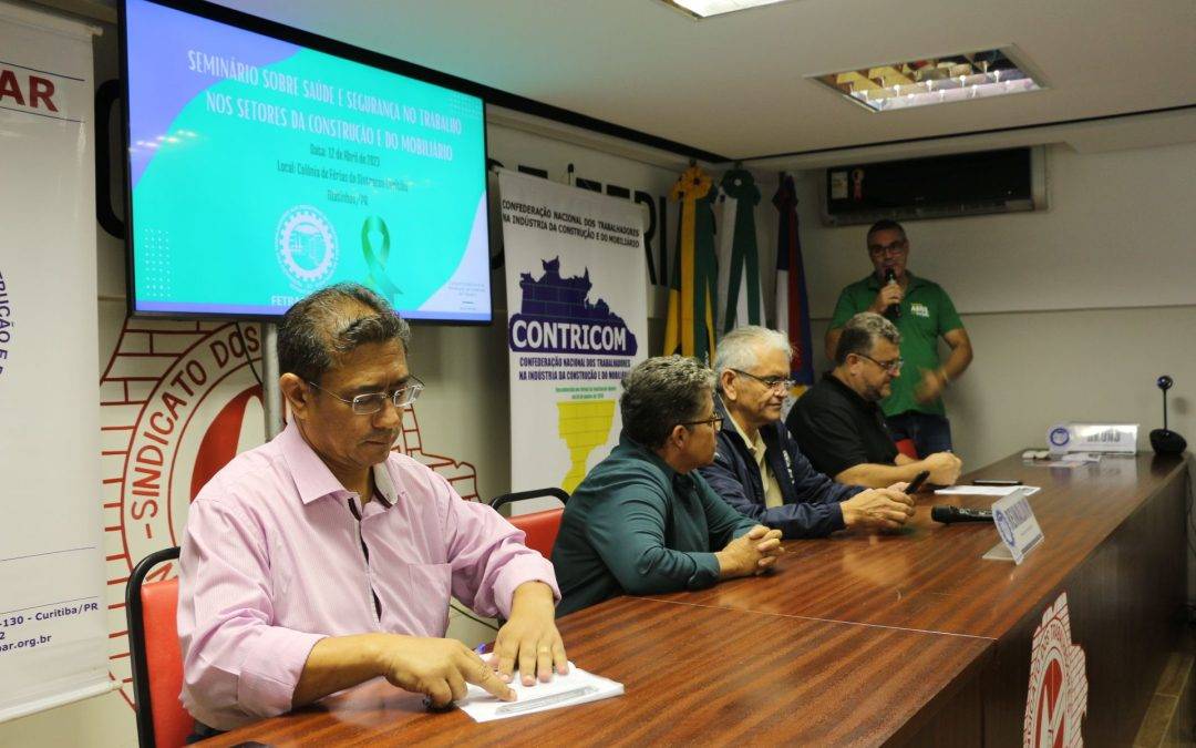 FETRACONSPAR realiza o Seminário sobre Saúde e Segurança no Trabalho em Matinhos