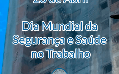 Neste 28 de Abril, Dia Mundial da Segurança e Saúde no Trabalho e Dia Nacional em Memória das Vítimas de Acidentes e Doenças do Trabalho.