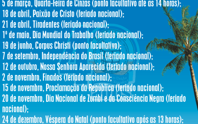 Feriado ou Ponto Facultativo?