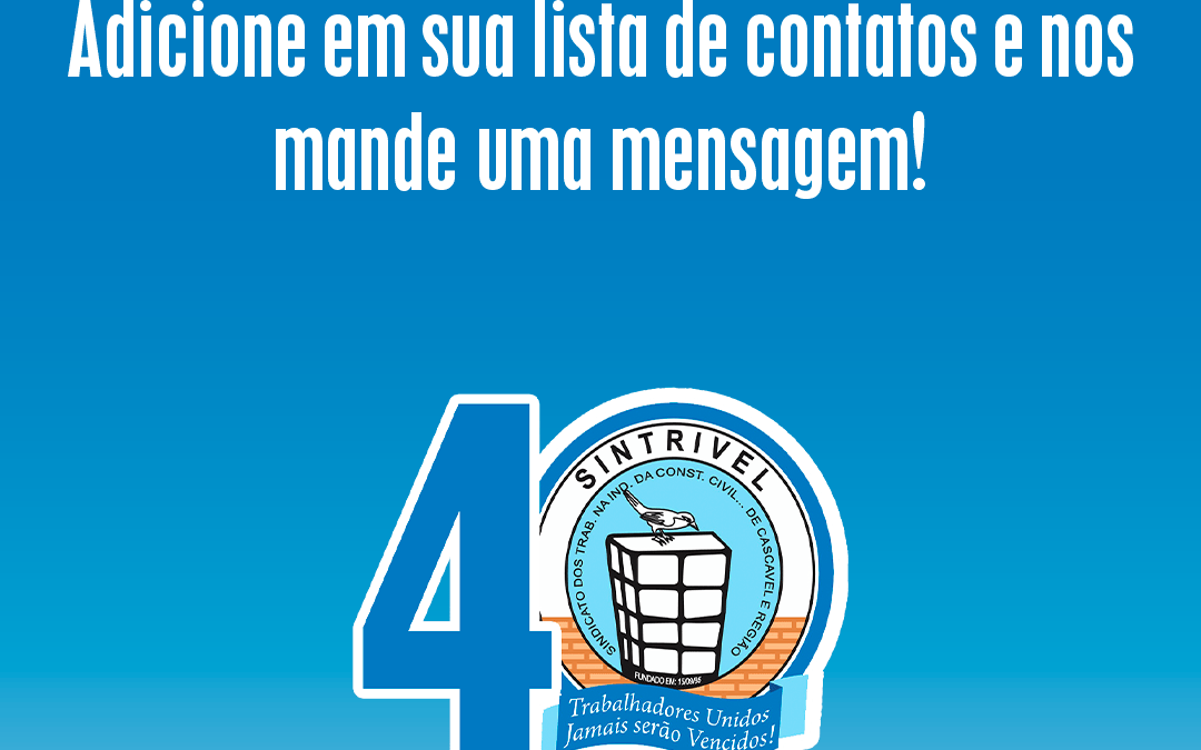 Nosso número de WhatsApp mudou, agora é (45) 9990-0696 Adicione em sua lista de contatos e nos mande uma mensagem!